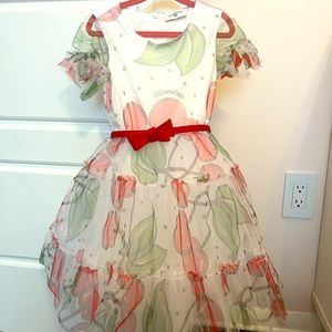 Monnalisa tulle dress size 5